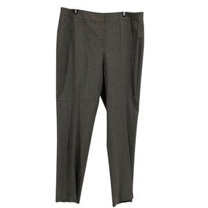 Lafayette 148 New York Gray Barrow Pants Trousers‎ Women's Size 14